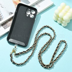 Цепочка из сплава с ремнями для сумок из искусственной кожи HJEW-JM01446