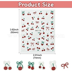 6 лист 2 стилей ПВХ наклейки для ногтей MRMJ-CJ0001-27