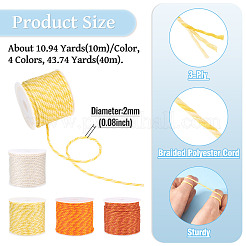 Cordon tressé en polyester de 40 m&nbsp;OCOR-TA0004-01