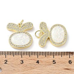 Стойки обшивки латунь микро проложить Циркон подвеску KK-C041-12G