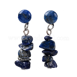 Natürliche Lapislazuli Ohrhänger&nbsp;EJEW-JE06371-05