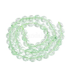 Transparentes craquements perles de verre brins&nbsp;GLAA-Q108-03A-07