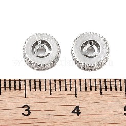 Латунные микропаве из прозрачного кубического циркония KK-Z059-01P