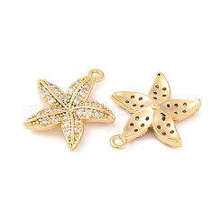 Латунные микропаве прозрачные подвески с фианитом KK-S389-10G