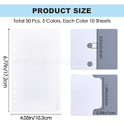 Разделители для переплета бумаги&nbsp;AJEW-WH20011-04A-03