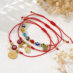 3 браслет с подвеской в виде Девы Марии из латуни и нержавеющей стали 304&nbsp;BA3044-1