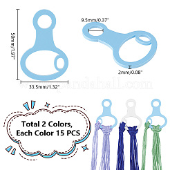 30 шт. 2-х цветные акриловые нитки на катушке FIND-PH0018-39B