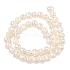 Нити из натурального культивированного пресноводного жемчуга&nbsp;PEAR-L034-10B