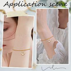 6 шт. Латунные подвески с микропаве KK-BBC0020-48