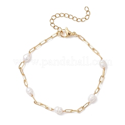 Браслеты из натуральных пресноводных жемчужин BJEW-JB12849