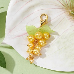 Украшение подвески из виноградного стекла&nbsp;HJEW-JM01468-02