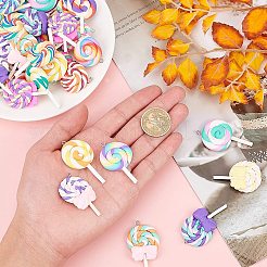 Handgemachten Polymer Clay große Anhänger&nbsp;CLAY-NB0001-25