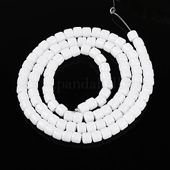 Непрозрачные сплошные цветные стеклянные бусины&nbsp;GLAA-N065-4x4mm-C01