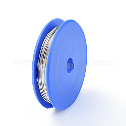 Copper Craft Wire, for Jewelry Making, Silver, 0.8mm, about 20m/roll