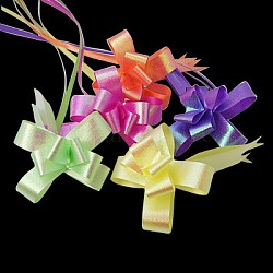Handmade Elastic Packaging Ribbon Bows, Nice for Packing Decorations, Mixed Color, 510x32mm