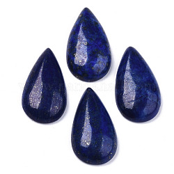 Cabochons en lapis lazuli naturel, larme, 28~29x15~17x6~9mm
