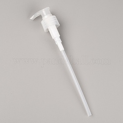 Bomba de dispensación de plástico, con el tubo, para botellas de champú y acondicionador, Claro, 21.5x4.8x2.9 cm