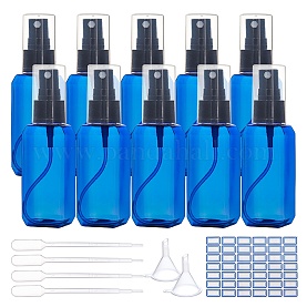 Wholesale PandaHall Elite 15pcs PET Plastic Mini Storage Bottles 