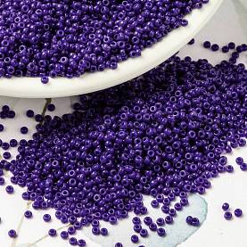 Perline Di Semi Ceche Rosso Scuro Opaco 11/0