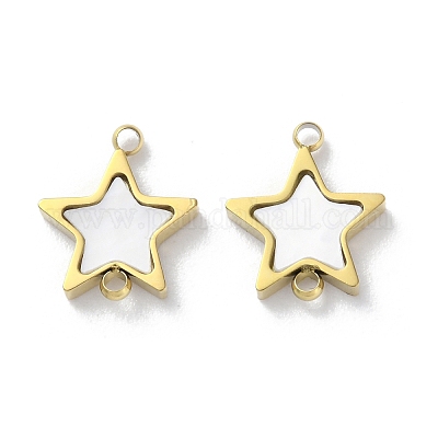 Ионное покрытие (ip) 304 нержавеющая сталь pave белый корпус разъема подвески STAS-Z099-03G-01-1