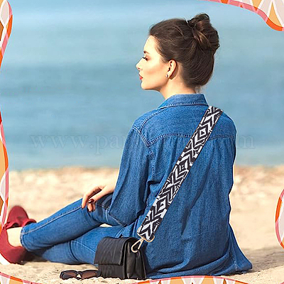 Регулируемые лямки для сумок из полиэстера в этническом стиле&nbsp;FIND-WH0112-02B-1