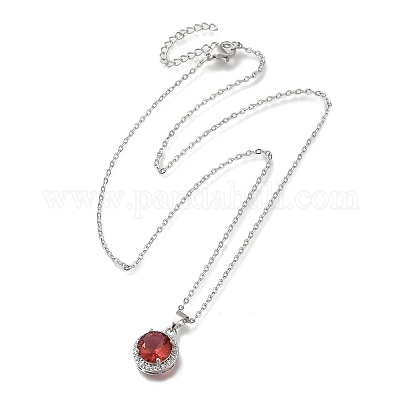 Ожерелья из нержавеющей стали 304 с цепочкой из троса NJEW-H040-22P-07-1