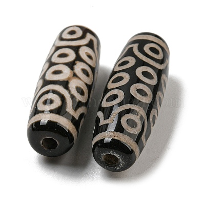 Тибетского стиля DZI бисер нитей G-P526-B10-1