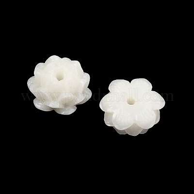 Резные бусины из синтетического коралла&nbsp;CORA-C004-02-1