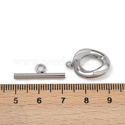 Овальные застежки-тоглы из нержавеющей стали марки 304 STAS-L022-537P-1