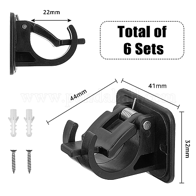 Пластиковый стержень для вешалки для одежды AJEW-WH0347-42-1