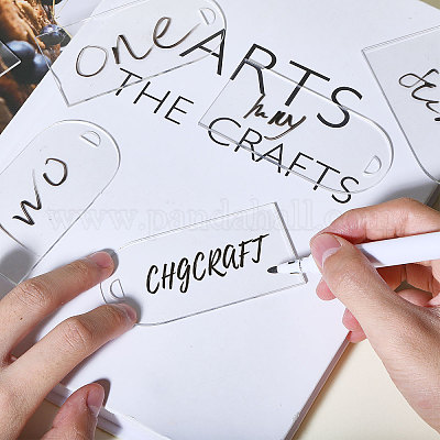 20 шт. пустые акриловые знаки AJEW-CA0004-39-1