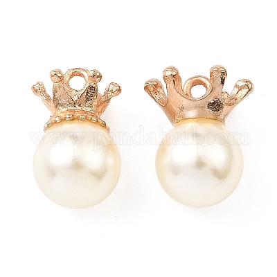 (распродажа с дефектом: немного перелива клея) подвески из искусственного жемчуга из смолы FIND-XCP0002-45B-1