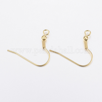 Крючки для сережек из нержавеющей стали 304 STAS-E149-02G-1