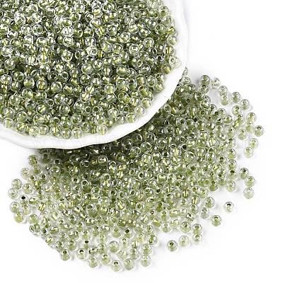 6/0 прозрачные внутри цветные стеклянные круглые бусины SEED-N006-004H-1