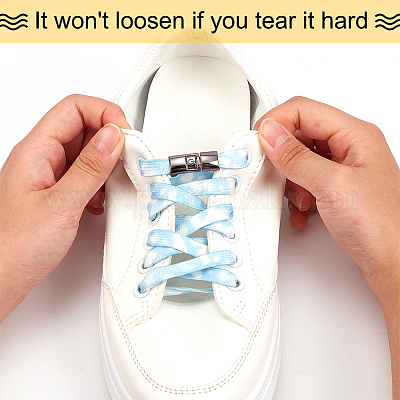 24 шт. 6-х цветные литые шнурки с пряжкой и замком FIND-NB0005-17-1