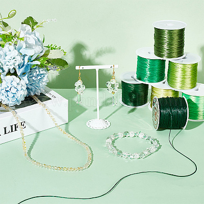 7 рулон 7 цвета плоская эластичная хрустальная нить EW-PH0001-10-1