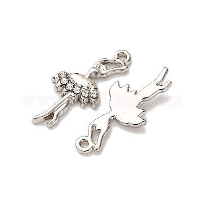 Сплава с стразами подвески FIND-H051-06P-1