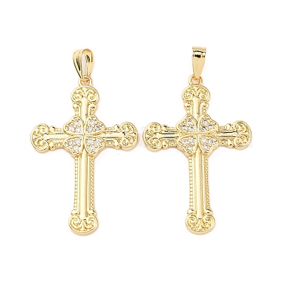 Латунные микро проложить кубического циркония подвески KK-K408-27G-1