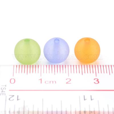 Круглых прозрачных бусин акриловые PL705M-1