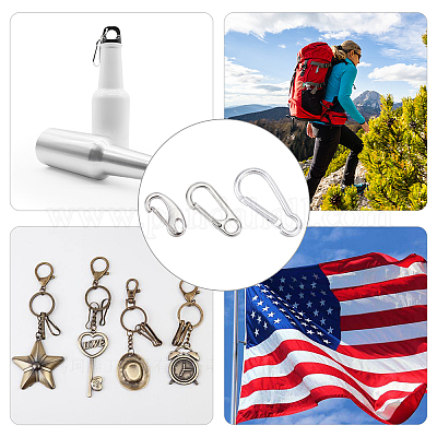 Wholesale GORGECRAFT 3 Styles 18PCS Flag Pole Snap Clip Hooks Flagpole  Attachment Stainless Steel Carabiner Clips Marine Boat Clips for Ropes for  Keychain Dog Leashes Fishing Camping 