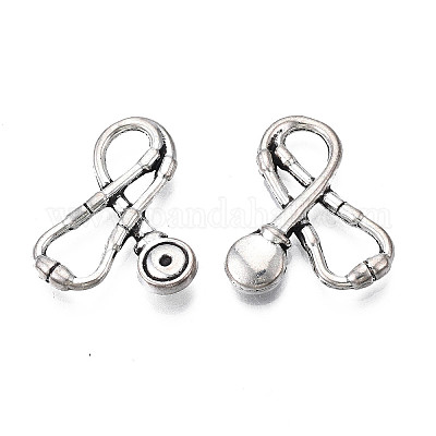 Тибетском стиле сеттинги подключения сплав горный хрусталь TIBEP-N008-170-1