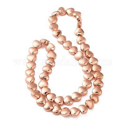 Стеклянные бусины с гальваническим покрытием  EGLA-H109-12-02-1