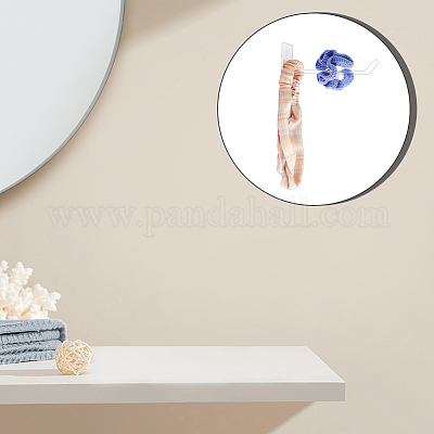 Акриловая настенная полка для хранения повязок на голову AJEW-WH0534-02-1