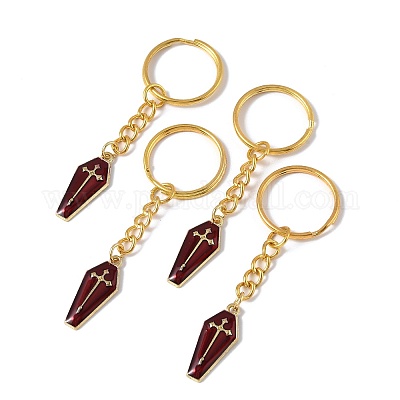 4 шт. брелки из эмалированного сплава KEYC-FS00036-01-1