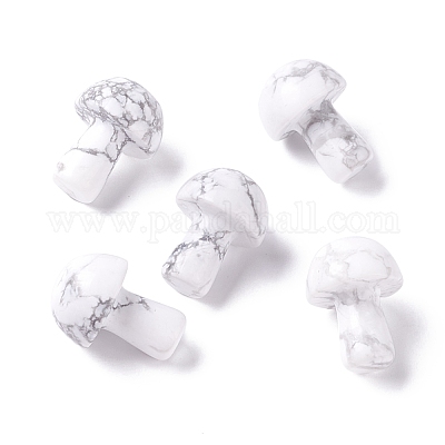 Piedra de gua sha de hongo howlita natural al por mayor para