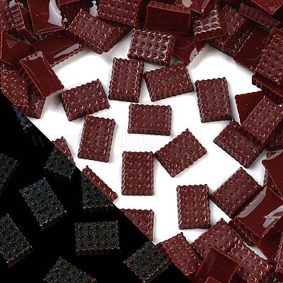 Кабошоны из светящейся смолы RESI-K036-28D-02-1