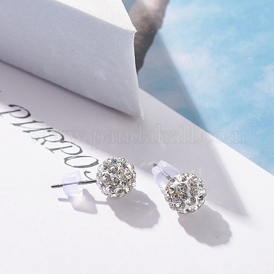 Серьги-гвоздики с кристаллами и стразами для женщин EJEW-JE04751-1