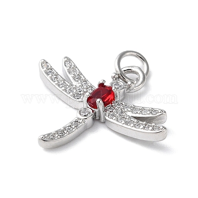 Латунные микро проложить кубического циркония подвески ZIRC-H102-05B-P-1