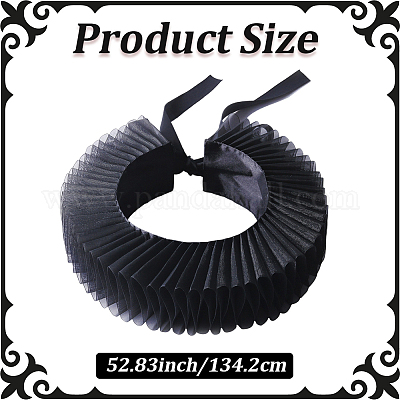 1 шт. полиэстеровый воротник AJEW-CY0001-47A-1