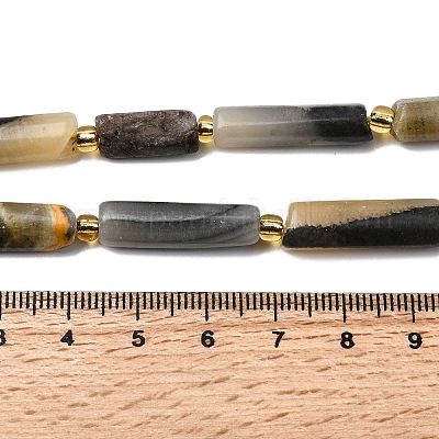 Натуральные бусины из яшмы шмеля G-D353-A12-1